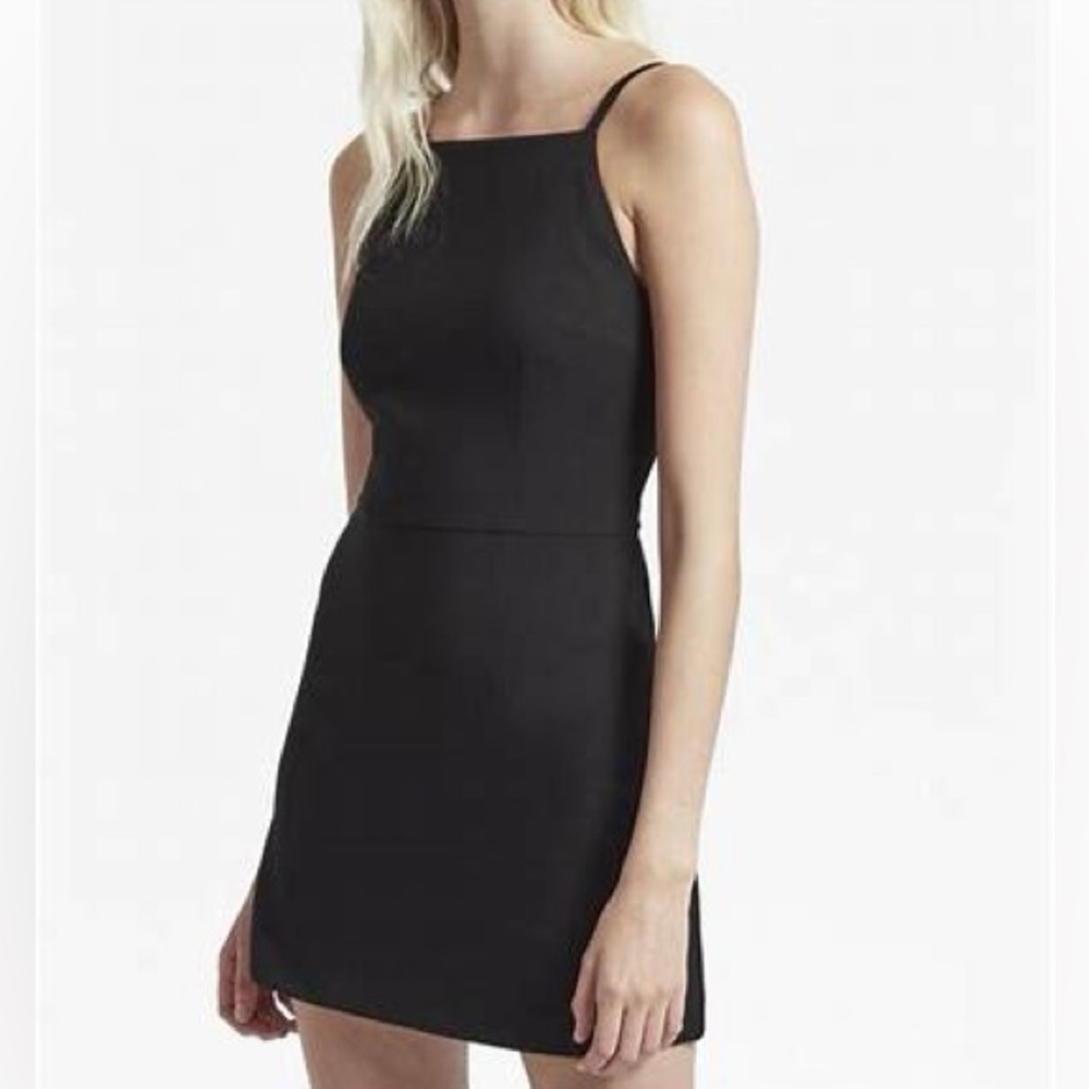 French Connection High Neck Mini Dress